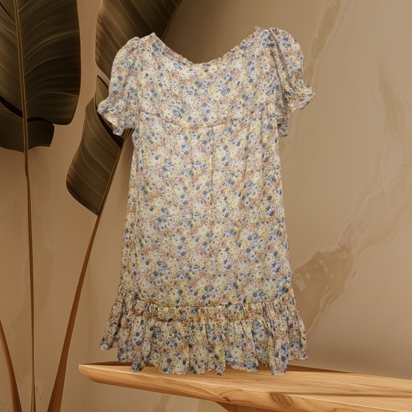 Decree floral baby doll blouse size large - Picture 5 of 11